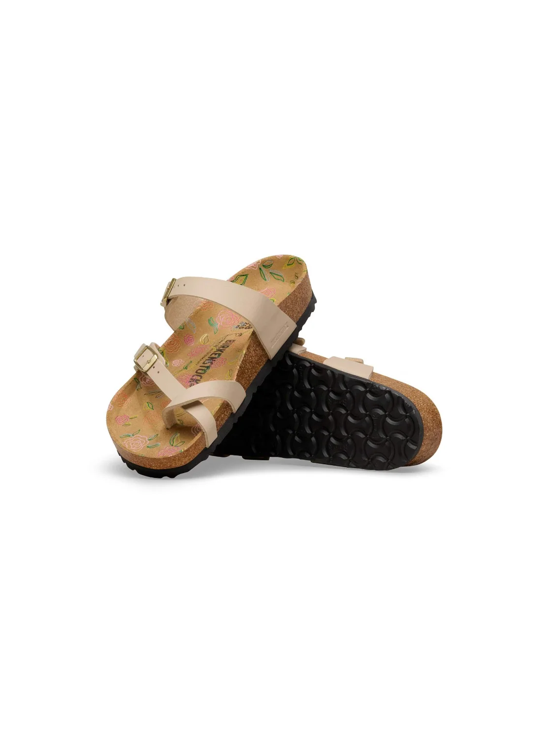 BIRKENSTOCK MAYARI BIRKO-FLOR SANDCASTLE PRINT 