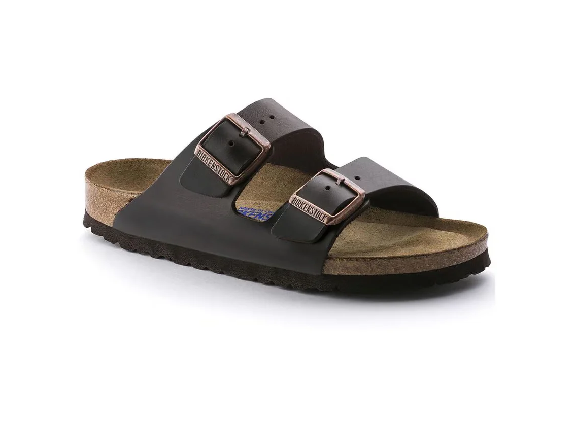 BIRKENSTOCK ARIZONA SFB SMOOTH LEATHER AMALFI BROWN 