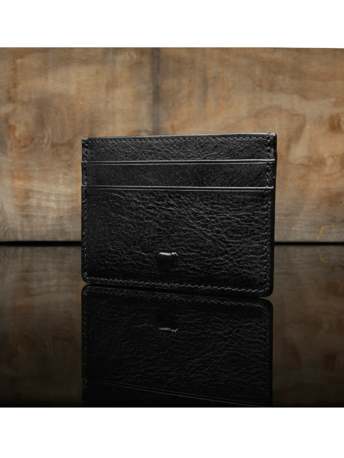 WILL CLASSIC LEATHER CARD CASE BLACK 