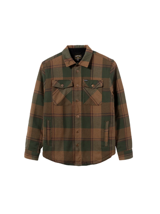 DARK SEAS BARRACKS FLANNEL JACKET GREEN 