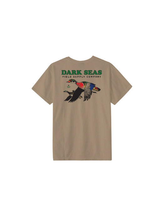 DARK SEAS WOOD DUCK PIGMENT T-SHIRT CORN STALK 