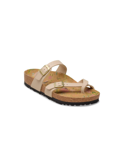 BIRKENSTOCK MAYARI BIRKO-FLOR SANDCASTLE PRINT 