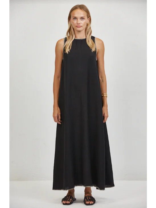 A.REN CLIO DRESS BLACK 