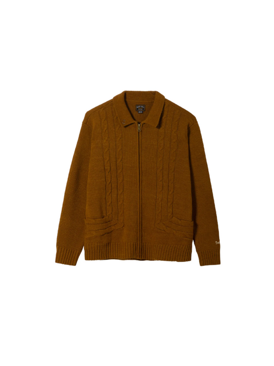 DARK SEAS LOMITA SWEATER BROWN