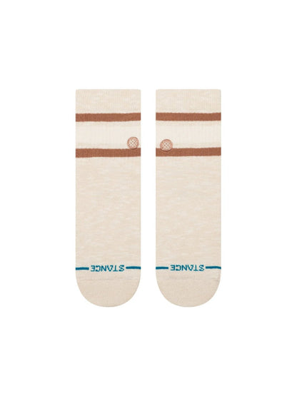 STANCE WOMENS BOYD SLUB QUARTER SOCKS CREAM