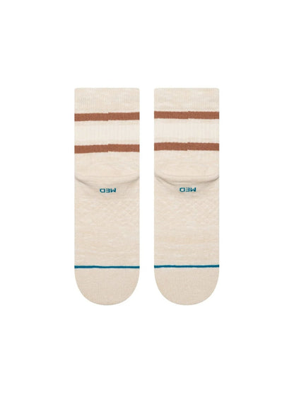 STANCE WOMENS BOYD SLUB QUARTER SOCKS CREAM