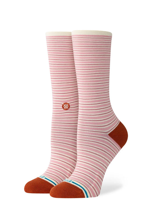 STANCE FORTUNE CREW SOCKS DUSTY ROSE