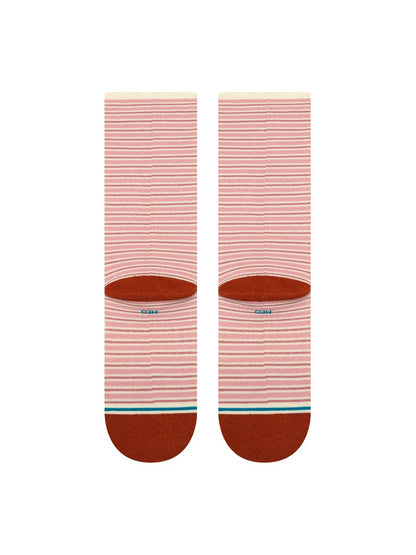 STANCE FORTUNE CREW SOCKS DUSTY ROSE