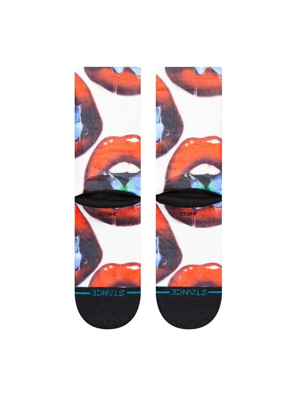 STANCE SWALLOW POLY CREW SOCKS OFF WHITE