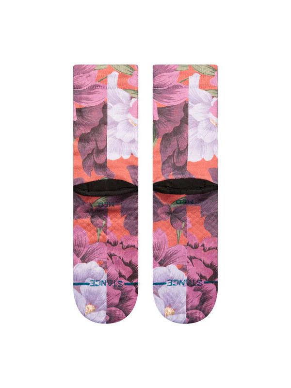 STANCE NICE TO MEET YOU CREW SOCKS RED FADE 