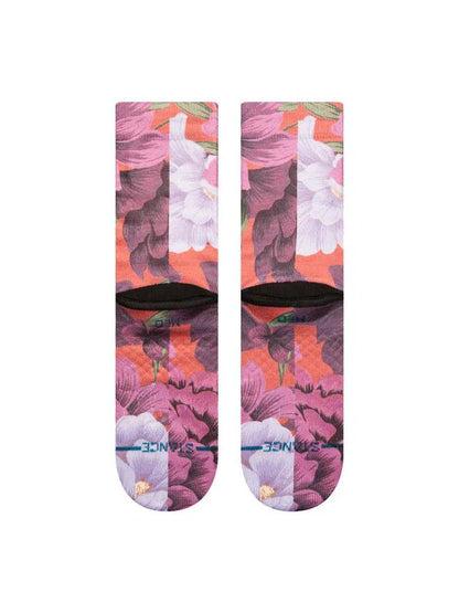 STANCE NICE TO MEET YOU CREW SOCKS RED FADE 