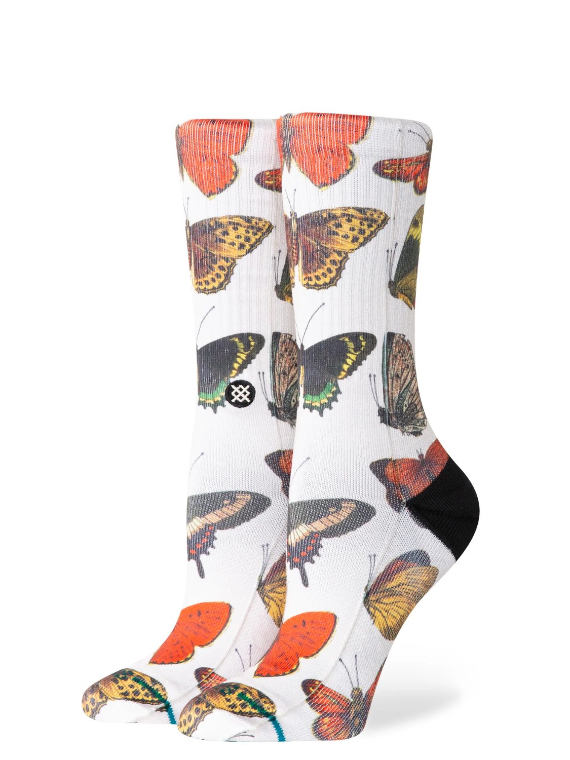 STANCE FLUTTERBY CREW SOCKS CANVAS 