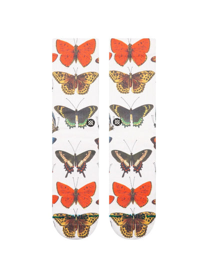 STANCE FLUTTERBY CREW SOCKS CANVAS
