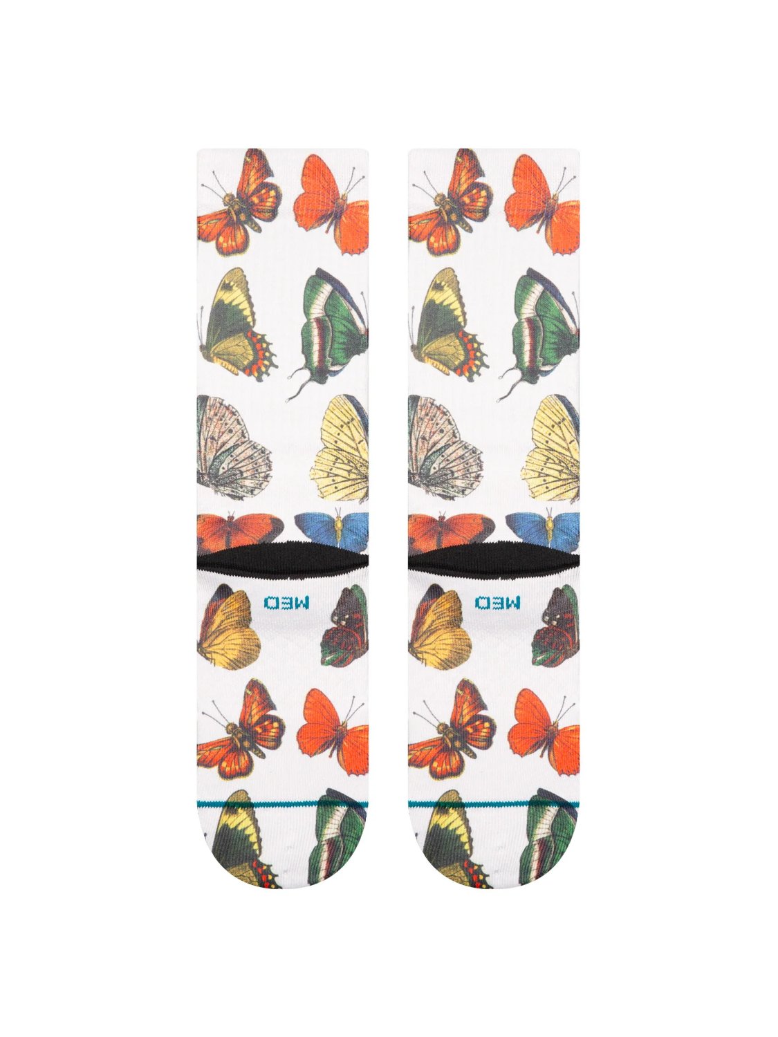 STANCE FLUTTERBY CREW SOCKS CANVAS