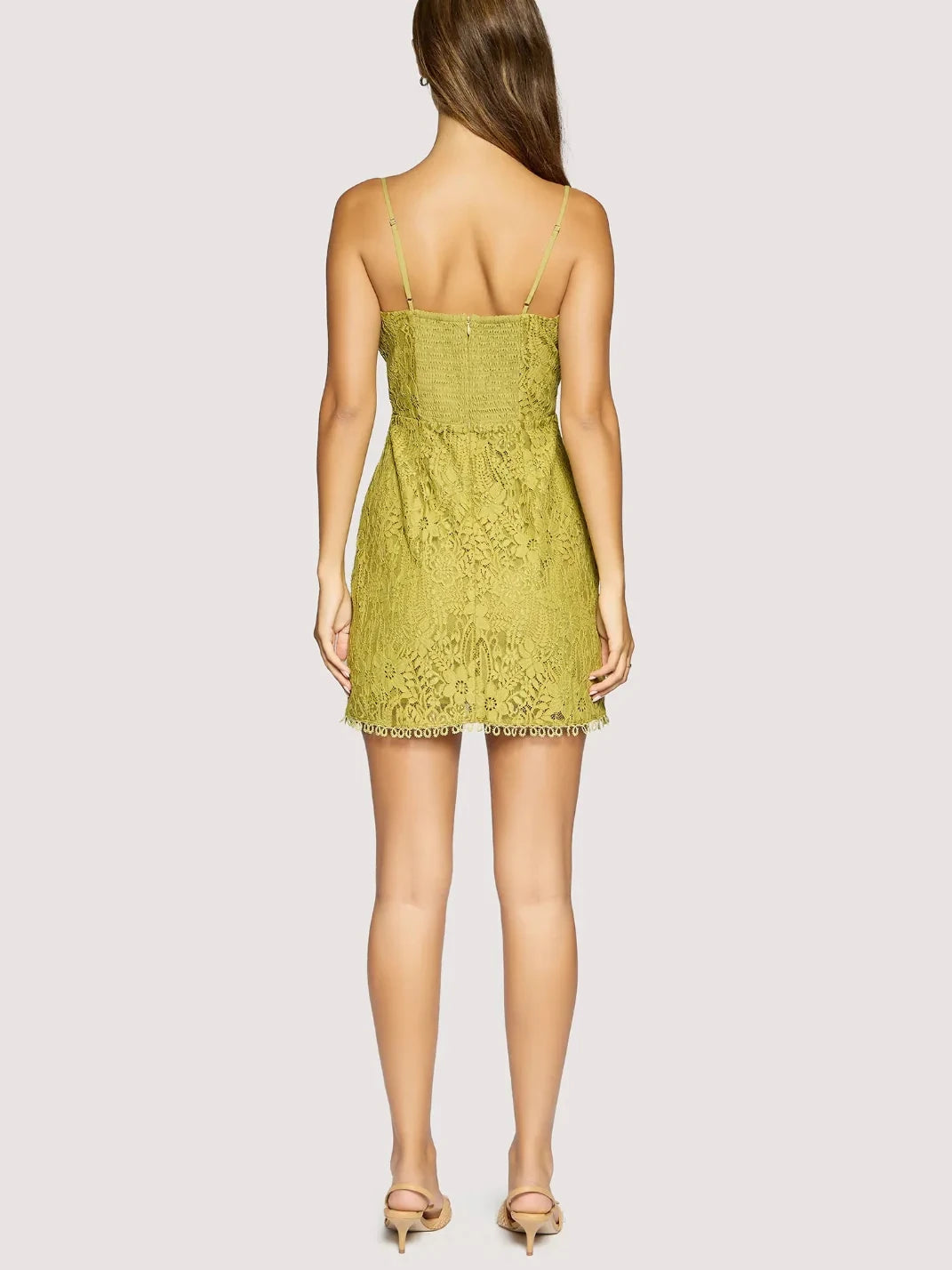 L+W SERAFINA MINI DRESS GREEN 
