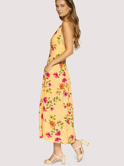 L+W SUMMER SPRITZ MAXI DRESS MARIGOLD 