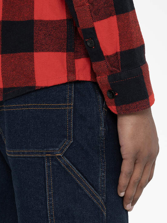 DICKIES SACRAMENTO SHIRT RED PLAID 