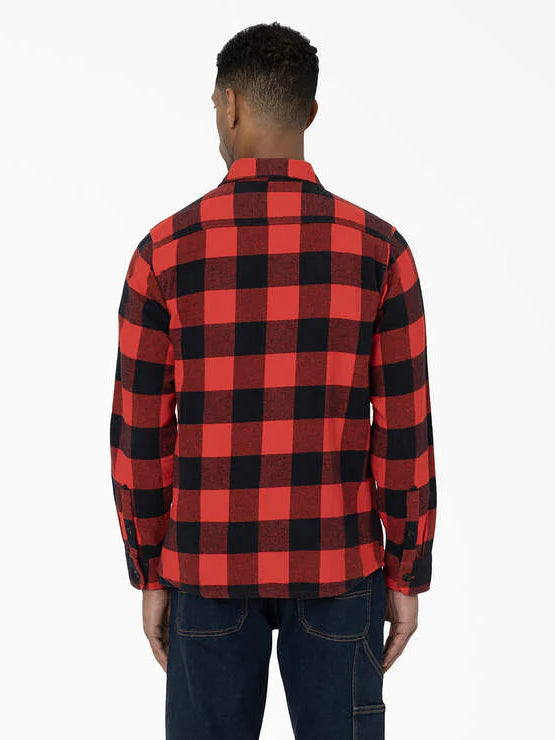 DICKIES SACRAMENTO SHIRT RED PLAID 