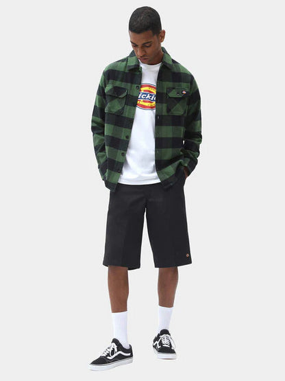 DICKIES SACRAMENTO SHIRT GREEN PLAID 