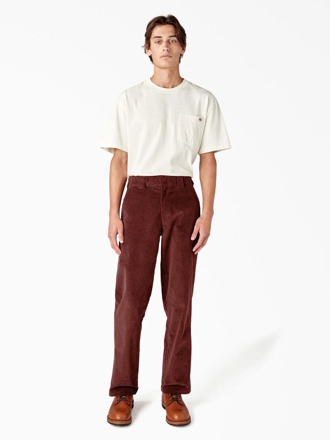 Regular Fit Corduroy Pants - Cream - Men | H&M US