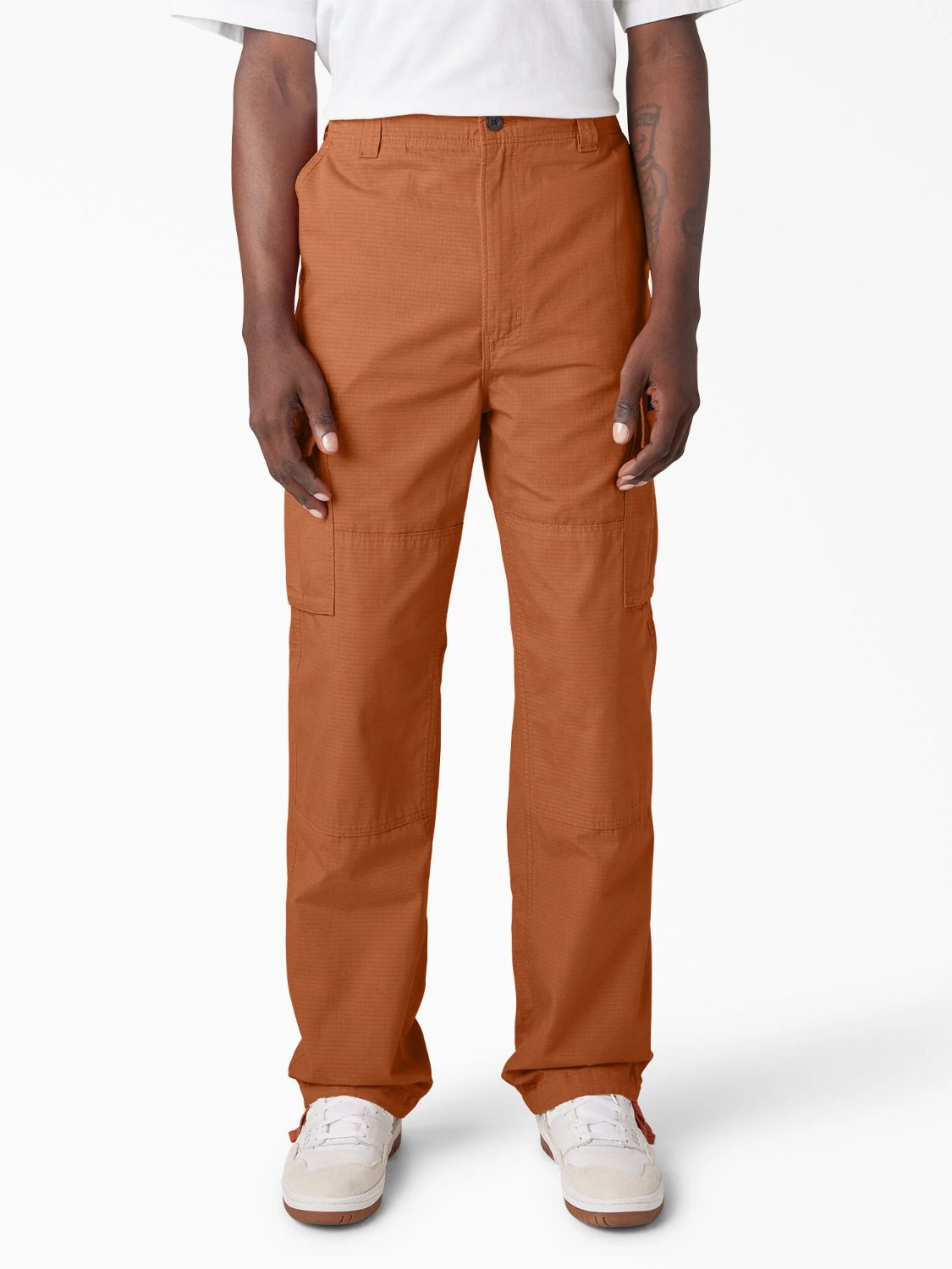DICKIES EAGLE BEND RELAXED FIT DOUBLE KNEE CARGO PANT BOMBAY BROWN 