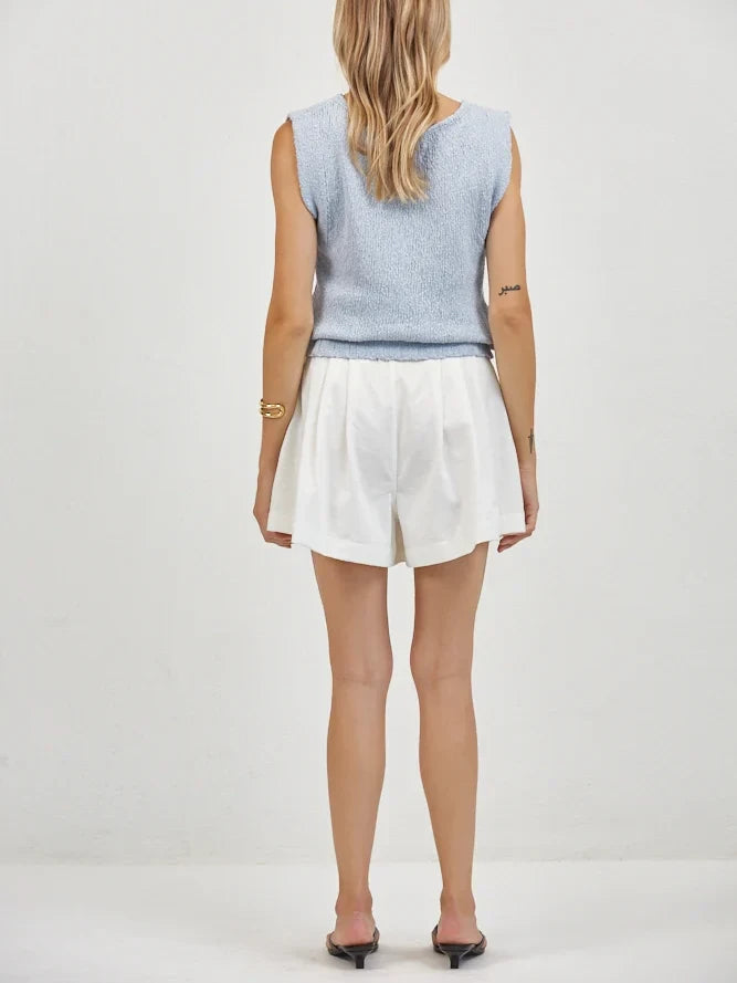A.REN WHITNEY SWEATER TOP BLUE