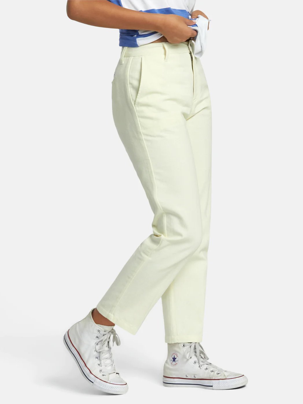 RVCA WEEKEND COTTON PANT NATURAL