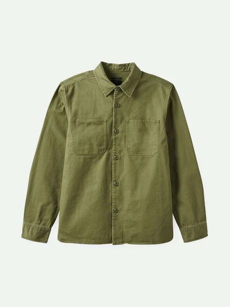 BRIXTON SELDEN OVERSHIRT OLIVE