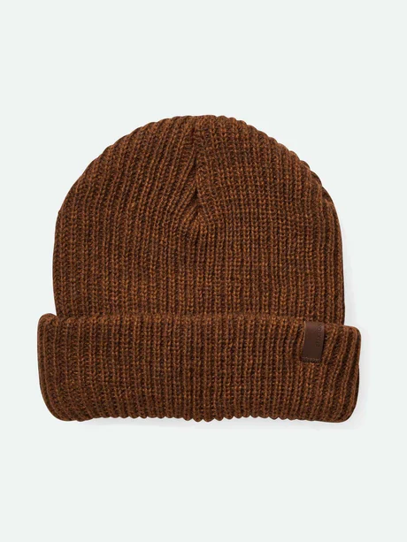 BRIXTON MARLED CHUNKY BEANIE COFFEE