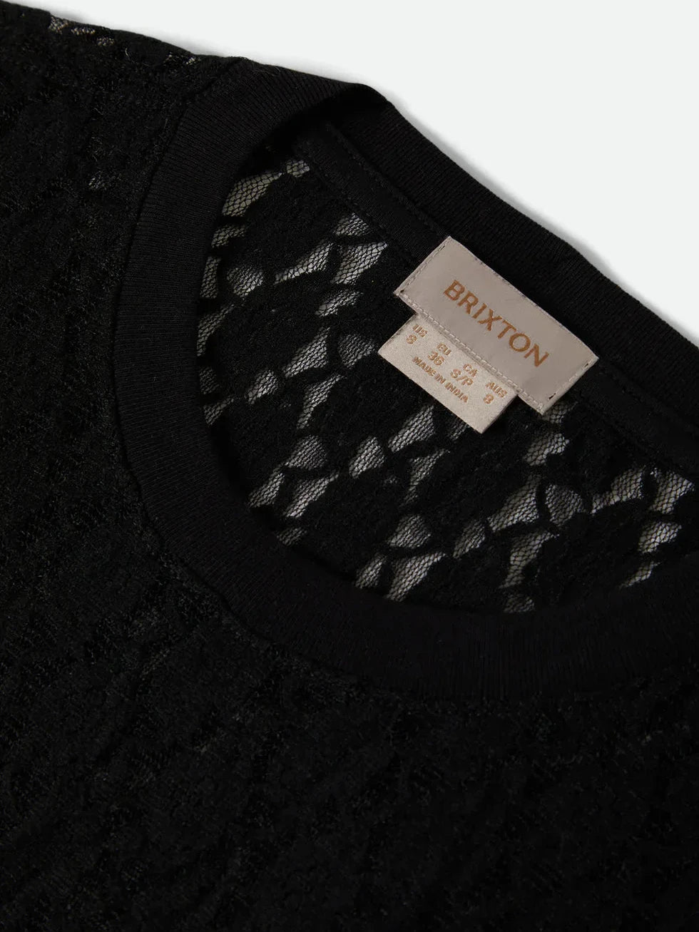 BRIXTON DOLLY SLIM LS KNIT TOP BLACK 