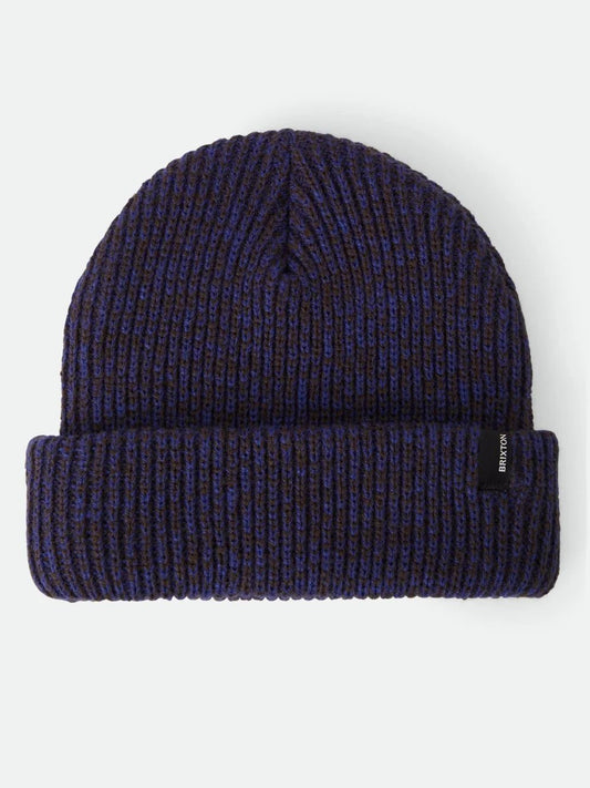 BRIXTON CHUNKY HEIST BEANIE MARLED NAVY/CARAMEL 
