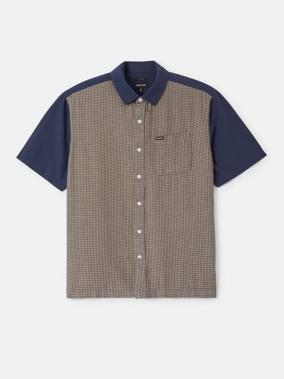 BRIXTON CRU SHORT SLEEVE SHIRT NAVY 