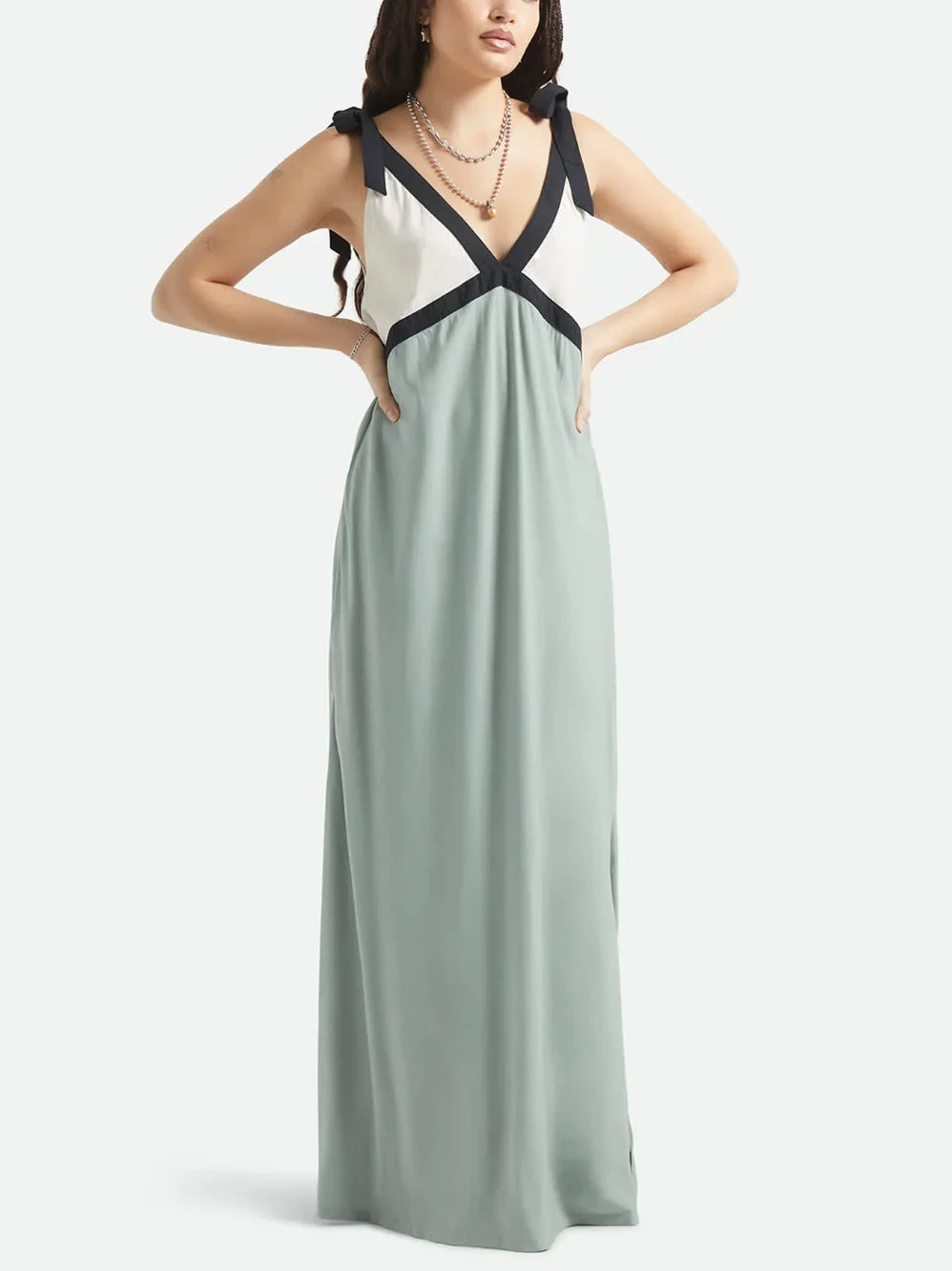 BRIXTON SUNSET TIE SLIP DRESS