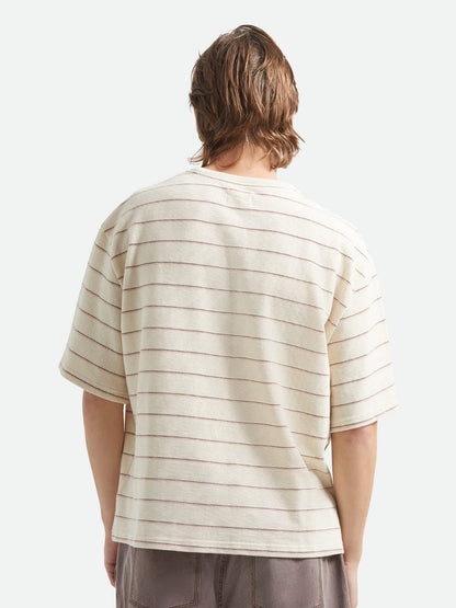 BRIXTON SHIELD PIQUE BOXY T-SHIRT 