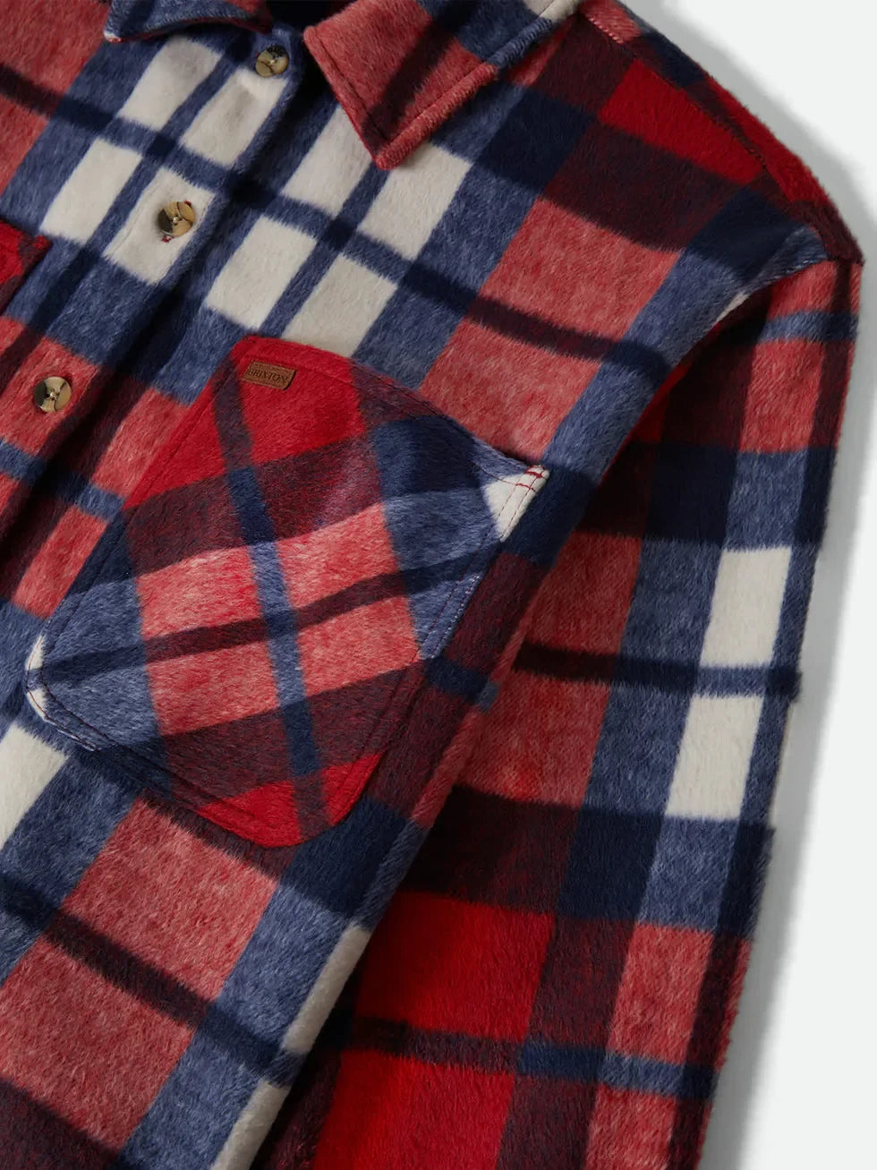 BRIXTON BOWERY SOFT BRUSHED FLANNEL