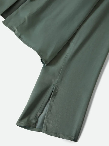 BRIXTON SOHO SILKY TOP BLUE GREEN