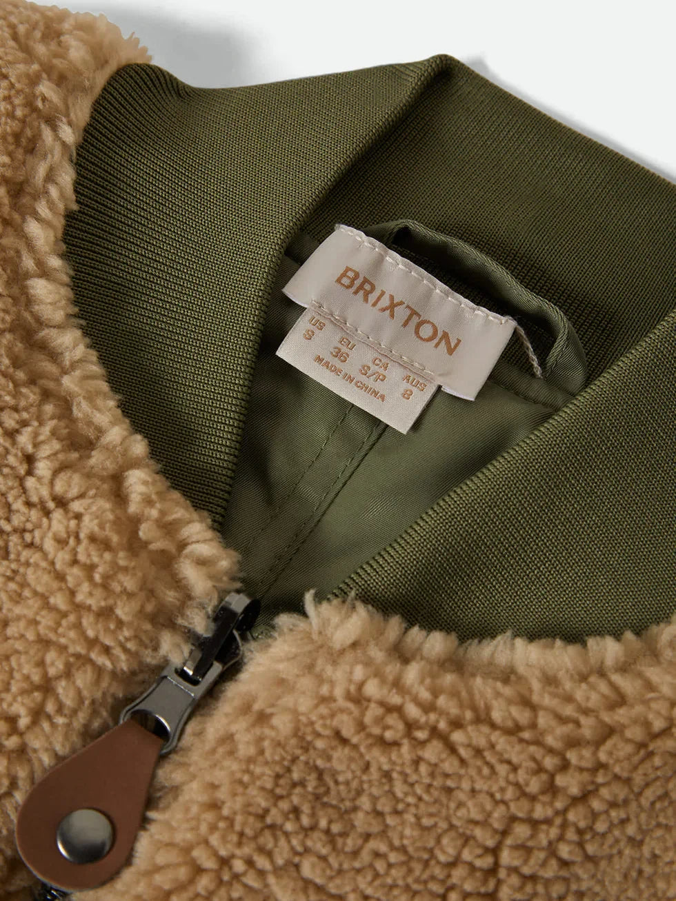 BRIXTON SHERPA SURPLUS BOMBER JACKET 