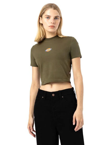 DICKIES MAPLE VALLEY TEE MILITARY GREEN 