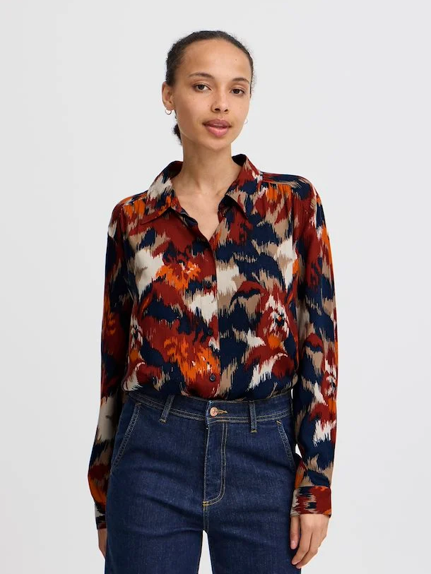 B.YOUNG JOSA CUFF SHIRT
PUMPKIN FLOWER MIX