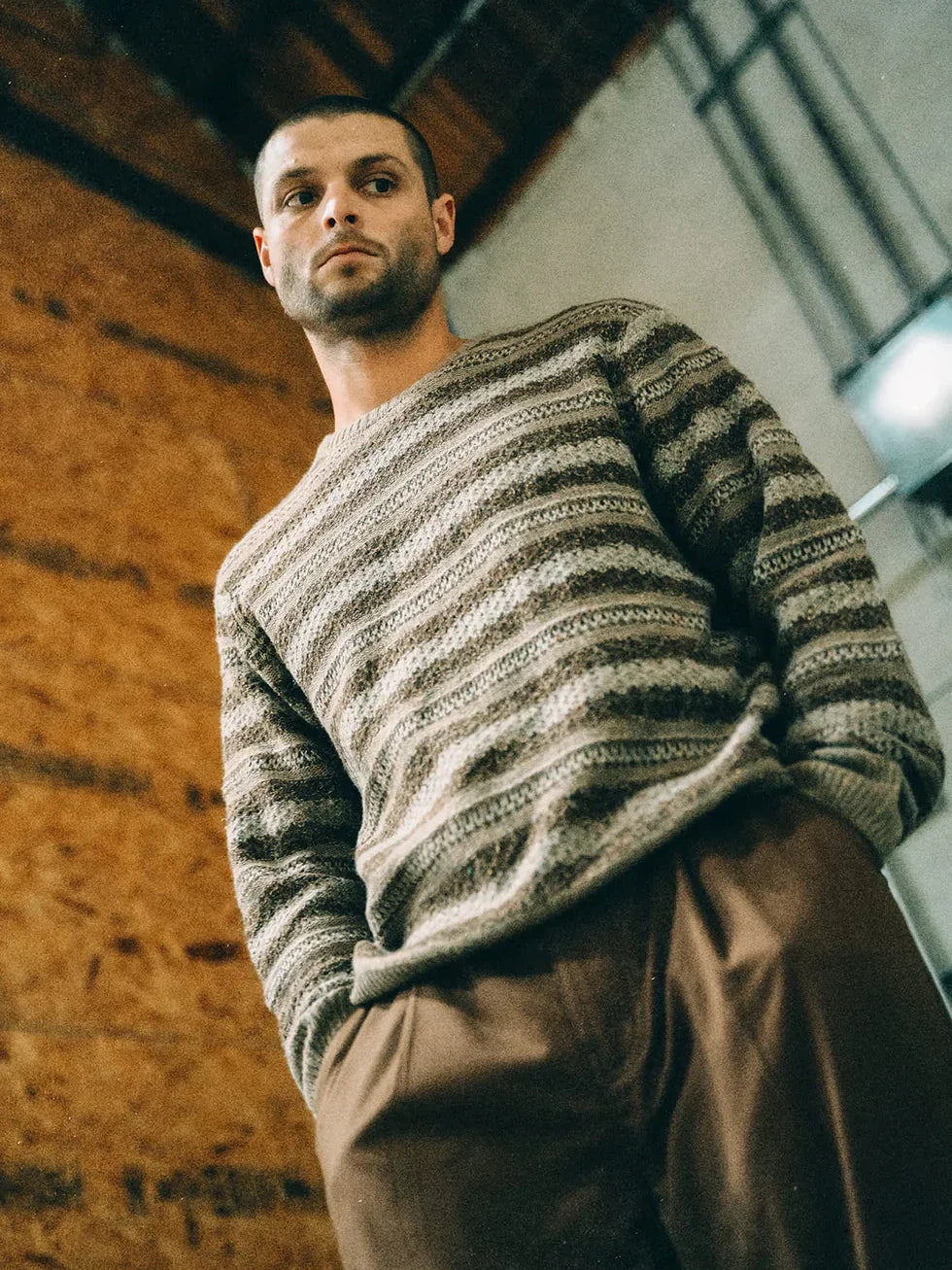 BRIXTON MIDNIGHT CREW SWEATER 