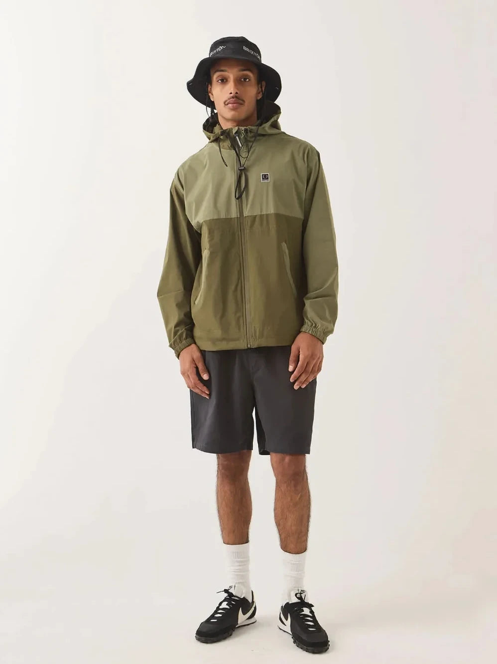 BRIXTON JOURNEY ZIP JACKET DARK OLIVE 
