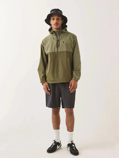 BRIXTON JOURNEY ZIP JACKET DARK OLIVE 