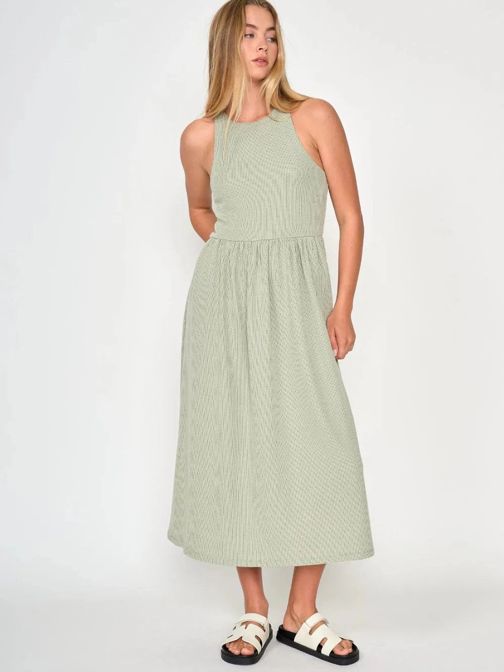 dRA RENZO DRESS PISTACHIO 