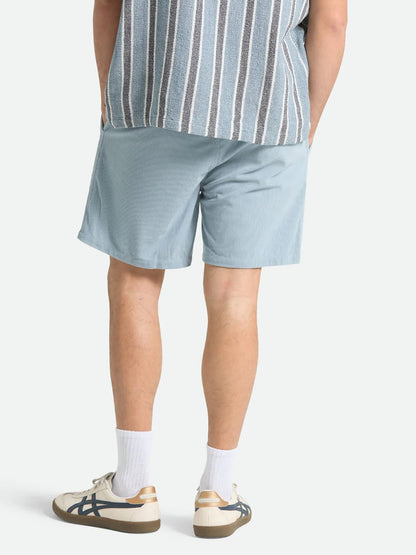 BRIXTON EVERYDAY CORDUROY SHORT DUSTY BLUE 