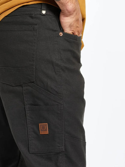 BRIXTON BUILDERS CARPENTER STRETCH PANT WASHED BLACK 