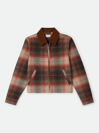 BRIXTON MECHANICS GARAGE ZIP JACKET MULTI SHADOW