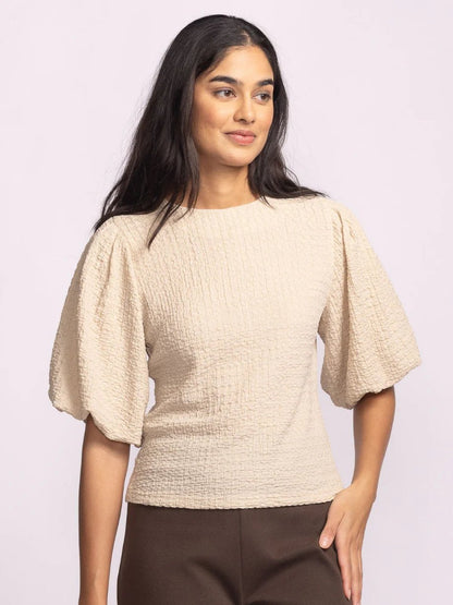 PINK MARTINI LITA TOP BEIGE 