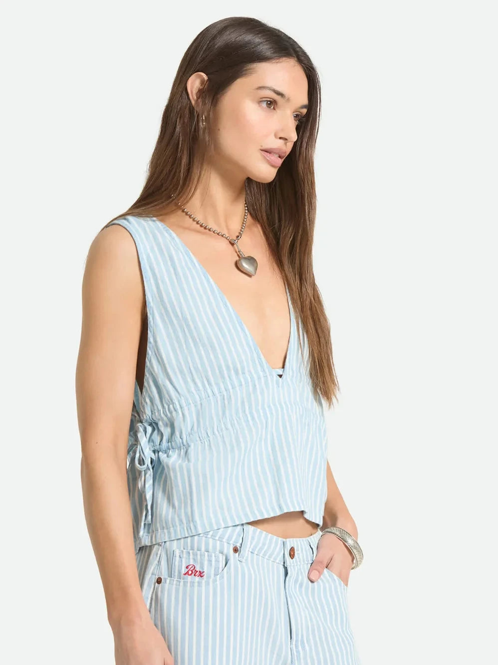 BRIXTON BELLS TOP TWO BOOT STRIPE