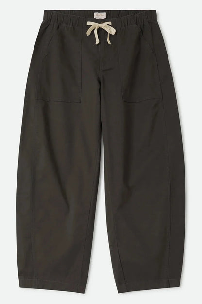 BRIXTON UTILITY EVERYDAY BARREL PANT WASHED BLACK