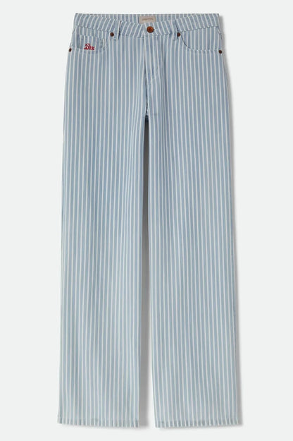 BRIXTON CHLOE 5 POCKET PANT TWO BOOT STRIPE 